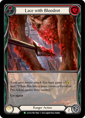 Lace with Bloodrot (Red) [LGS134] (Promo)  Rainbow Foil | Total Play