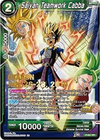 Saiyan Teamwork Cabba (OTAKON 2019) (P-041) [Promotion Cards] | Total Play