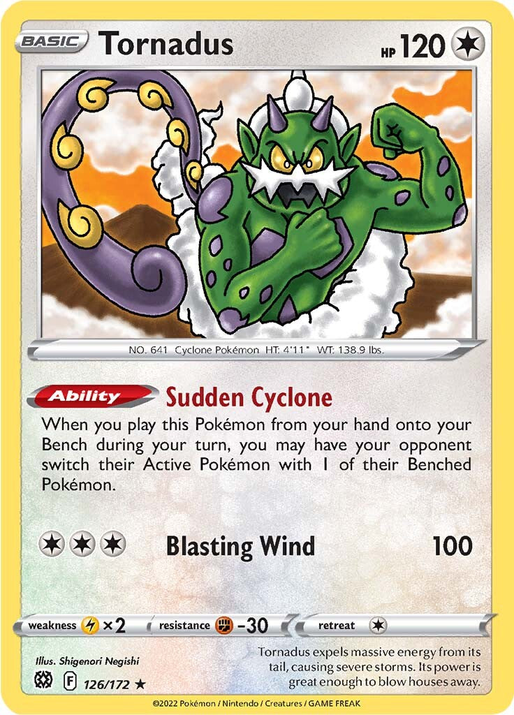 Tornadus (126/172) [Sword & Shield: Brilliant Stars] | Total Play