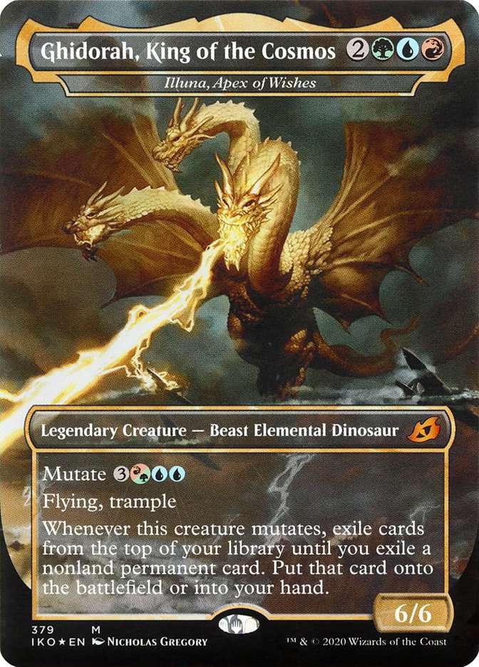 Illuna, Apex of Wishes - Ghidorah, King of the Cosmos (Godzilla Series) [Ikoria: Lair of Behemoths] | Total Play