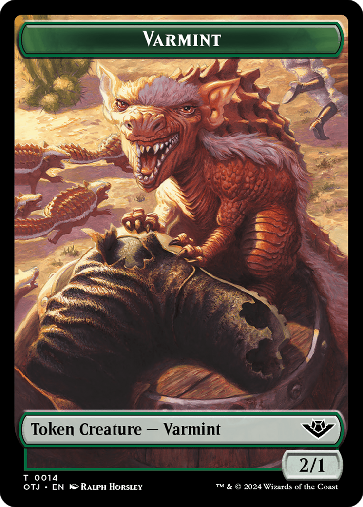 Varmint Token [Outlaws of Thunder Junction Tokens] | Total Play