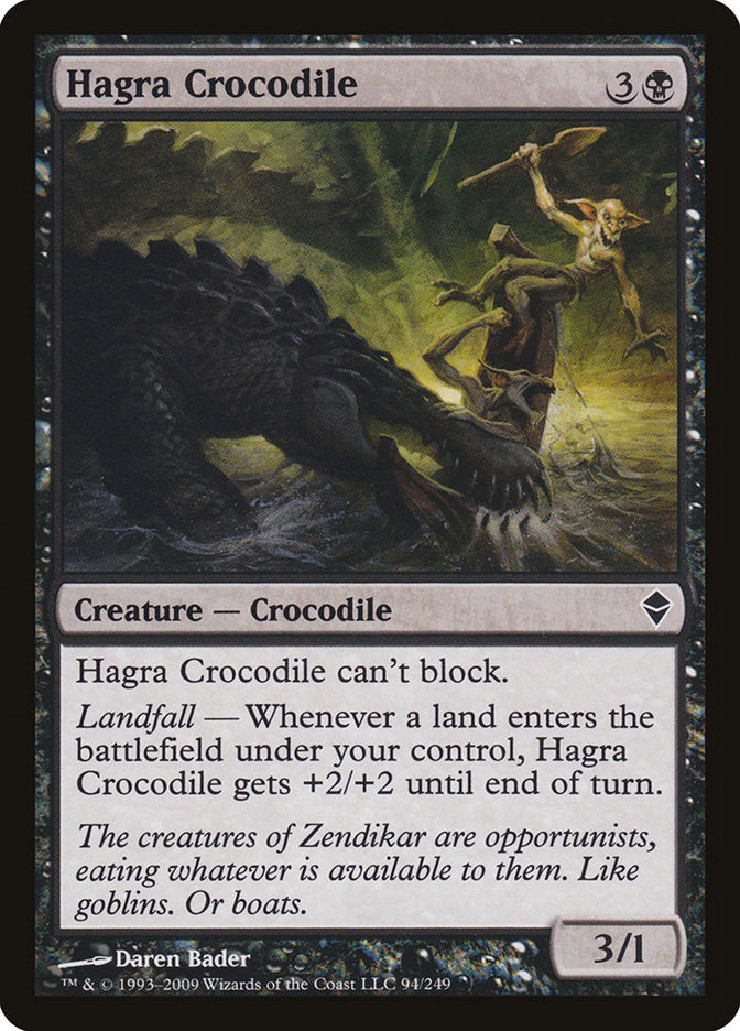 Hagra Crocodile [Zendikar] | Total Play