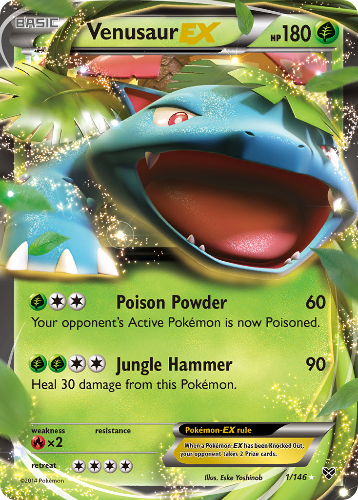 Venusaur EX (1/146) [XY: Base Set] | Total Play