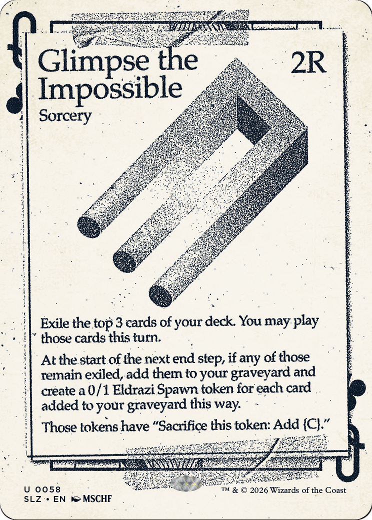 Glimpse the Impossible (0058) [Secret Lair x MSCHF: The Zeta Set] | Total Play