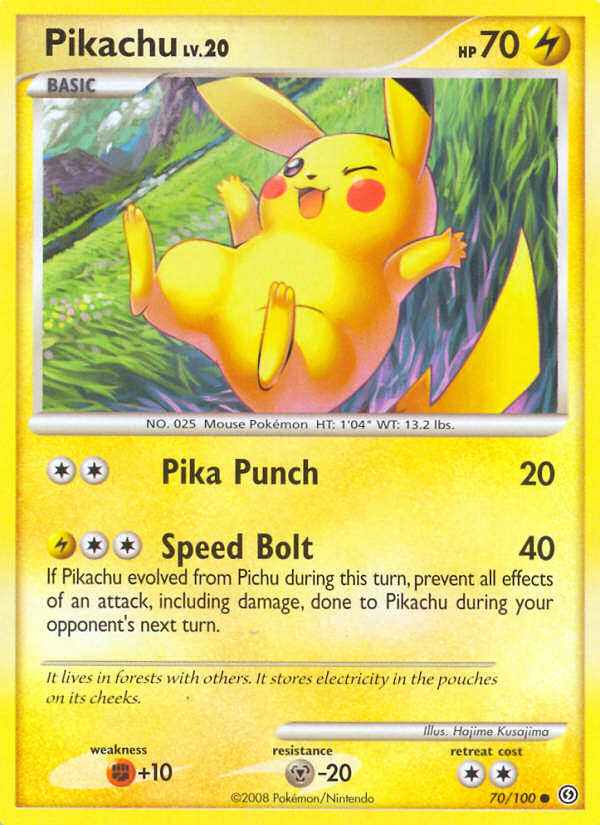 Pikachu (70/100) [Diamond & Pearl: Stormfront] | Total Play