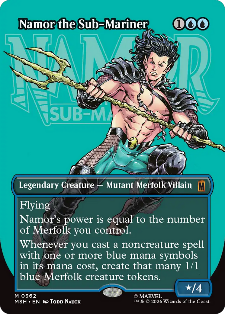 Namor the Sub-Mariner (Borderless) [Marvel Super Heroes] | Total Play