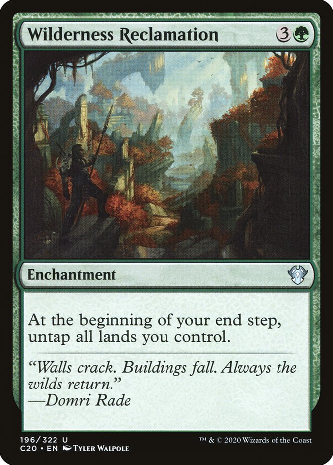 Wilderness Reclamation [Commander 2020] | Total Play