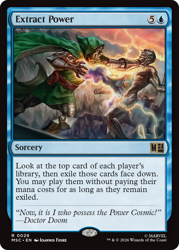 Extract Power (Surge Foil) [Marvel Super Heroes Commander] | Total Play