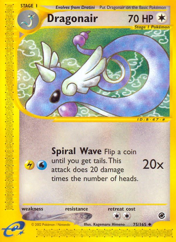 Dragonair (75/165) [Expedition: Base Set] | Total Play