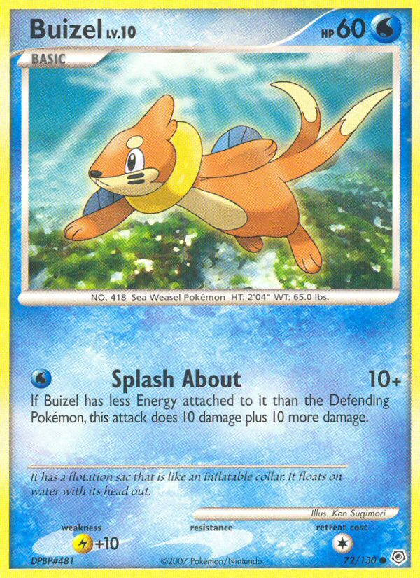 Buizel (72/130) [Diamond & Pearl: Base Set] | Total Play