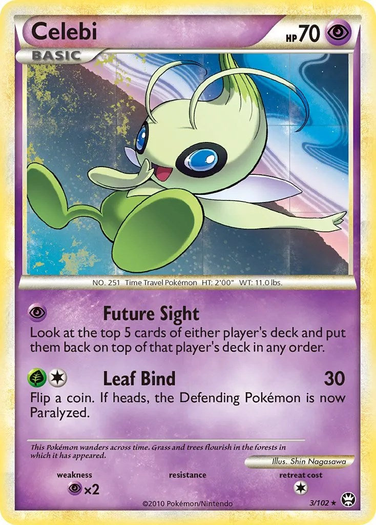 Celebi (3/102) (Movie Exclusive) [HeartGold & SoulSilver: Triumphant] | Total Play