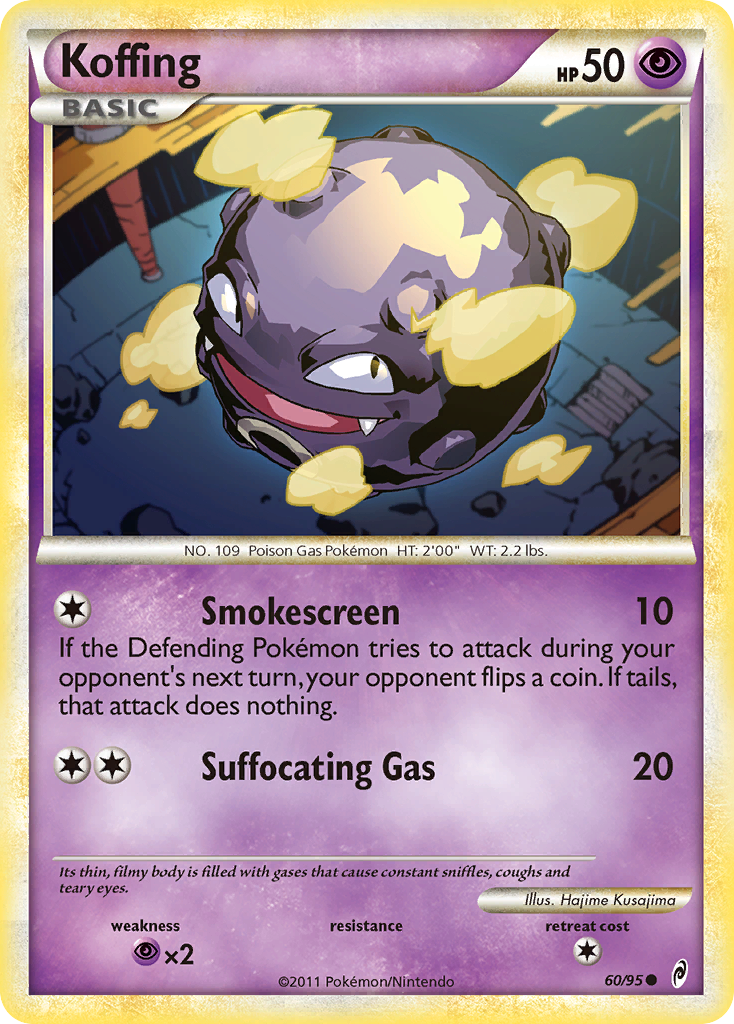 Koffing (60/95) [HeartGold & SoulSilver: Call of Legends] | Total Play
