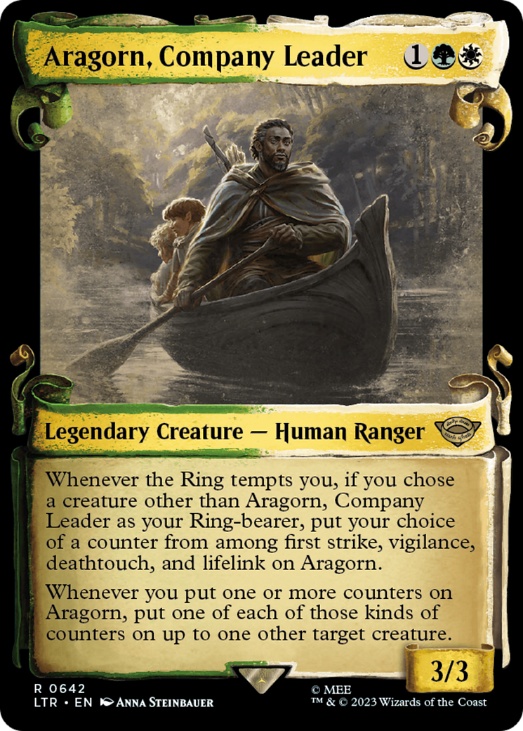 Aragorn, Company Leader [The Lord of the Rings: Tales of Middle-Earth Showcase Scrolls] | Total Play
