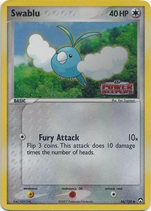 Swablu (66/108) (Stamped) [EX: Power Keepers] | Total Play