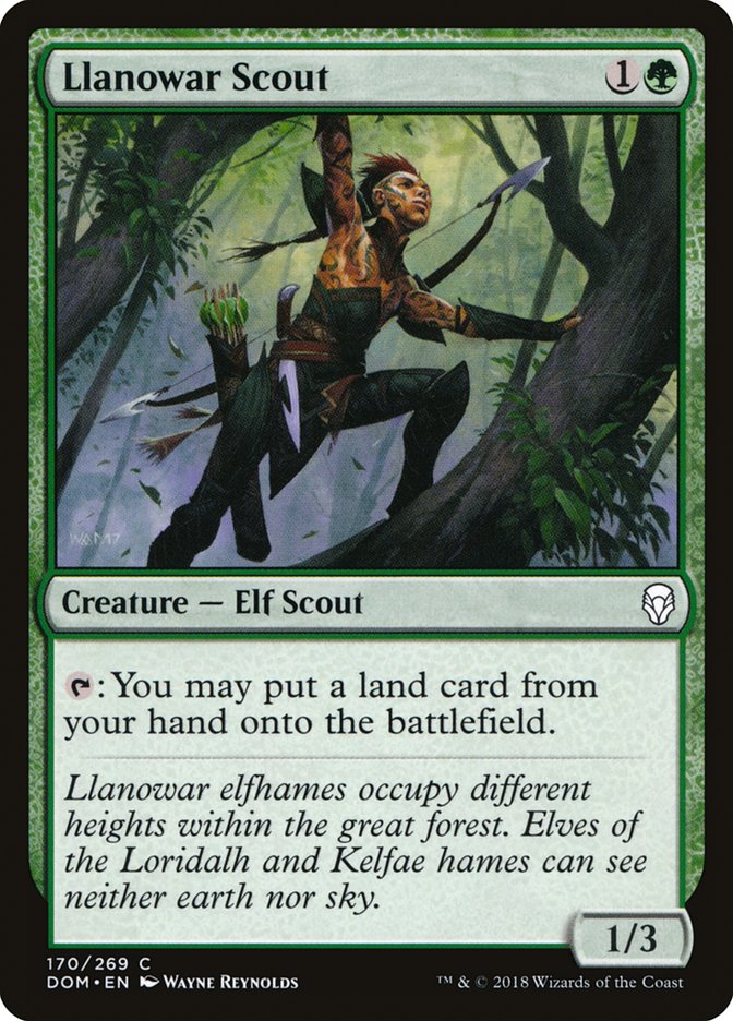Llanowar Scout [Dominaria] | Total Play