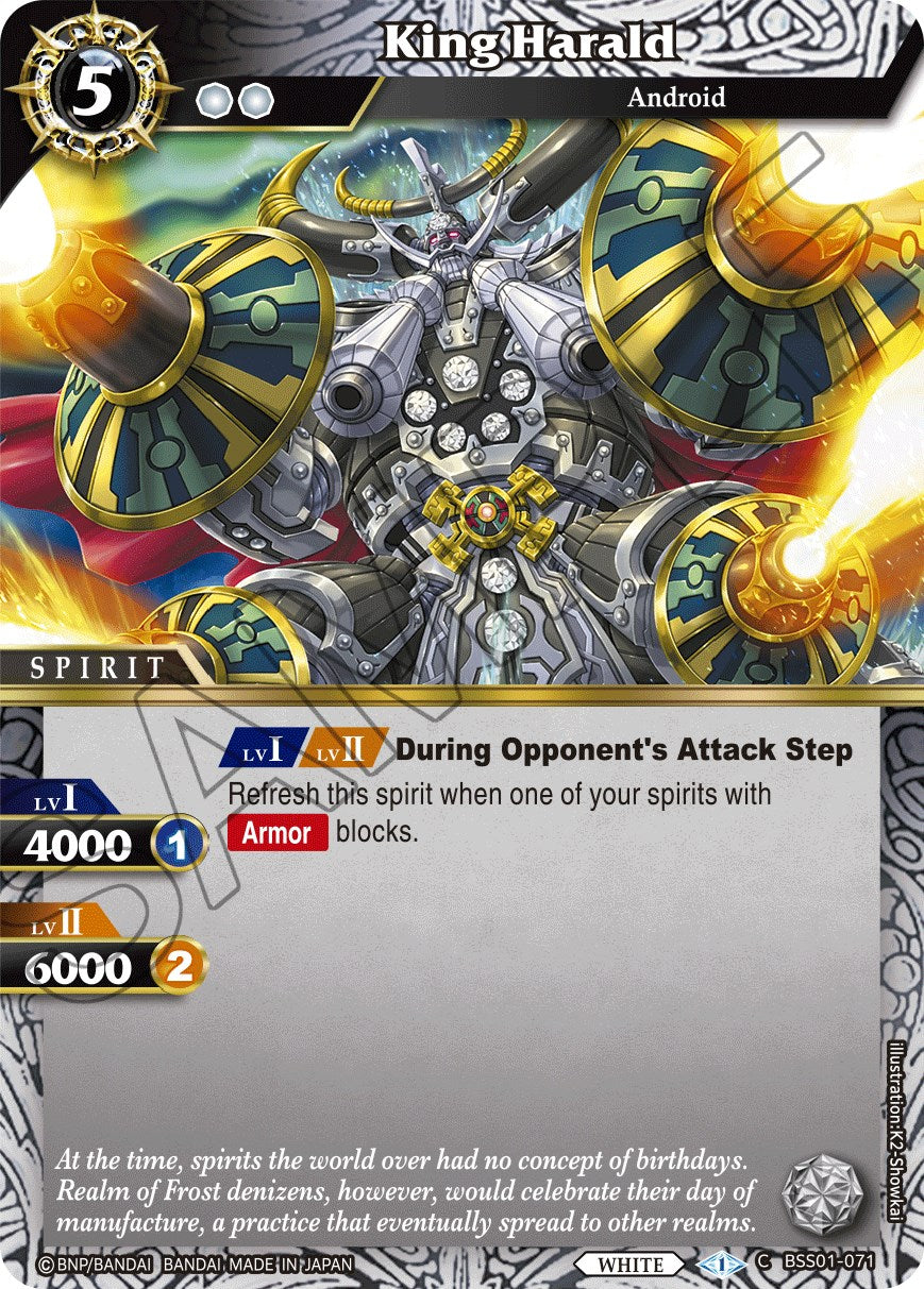 King Harald (BSS01-071) [Dawn of History] | Total Play