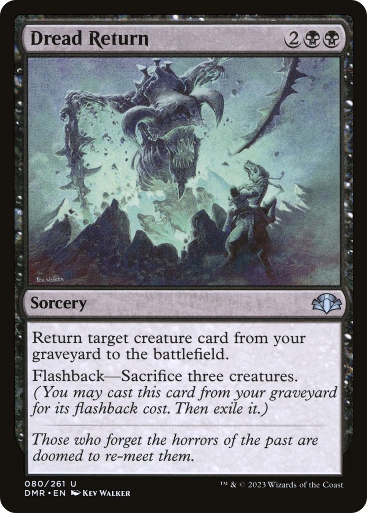 Dread Return [Dominaria Remastered] | Total Play