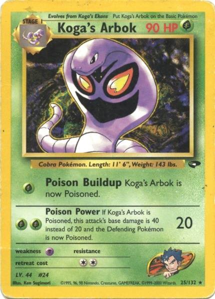 Koga's Arbok (25/132) [Gym Challenge Unlimited] | Total Play