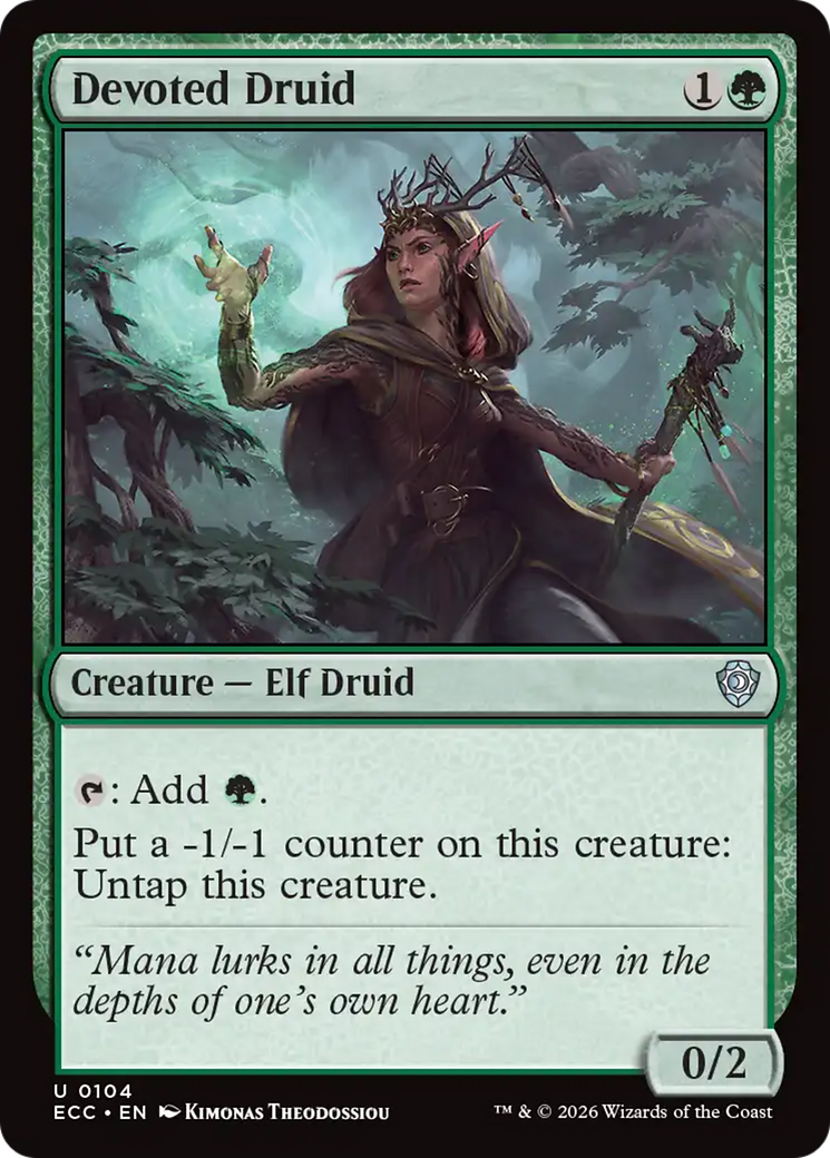 Devoted Druid [Lorwyn Eclipsed Commander] | Total Play