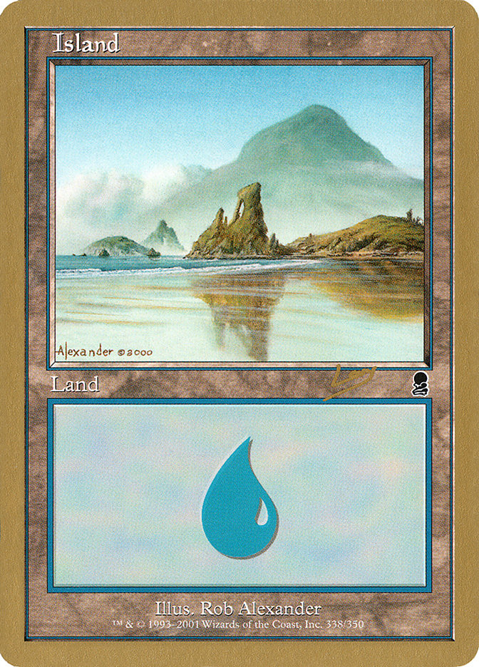 Island (rl338) (Raphael Levy) [World Championship Decks 2002] | Total Play