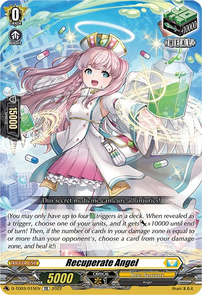 Recuperate Angel (D-TD03/015EN) [Raika Koshiba -Skyfall Executors-] | Total Play