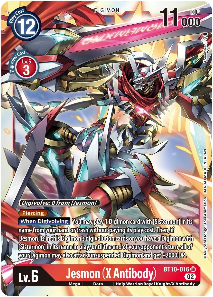 Jesmon (X Antibody) [BT10-016] [Xros Encounter] | Total Play