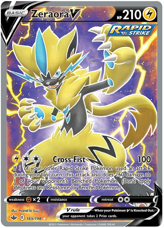 Zeraora V (165/198) [Sword & Shield: Chilling Reign] | Total Play