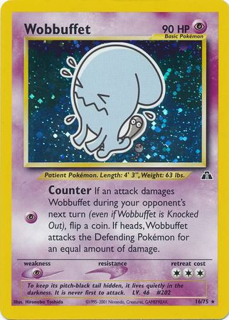 Wobbuffet (16/75) [Neo Discovery Unlimited] | Total Play
