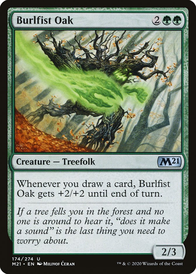 Burlfist Oak [Core Set 2021] | Total Play