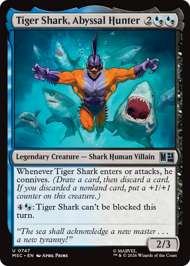 Tiger Shark, Abyssal Hunter [Marvel Super Heroes Commander] | Total Play