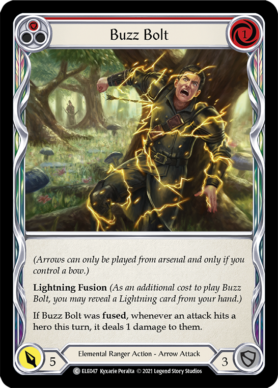 Buzz Bolt (Red) [ELE047] (Tales of Aria)  1st Edition Normal | Total Play