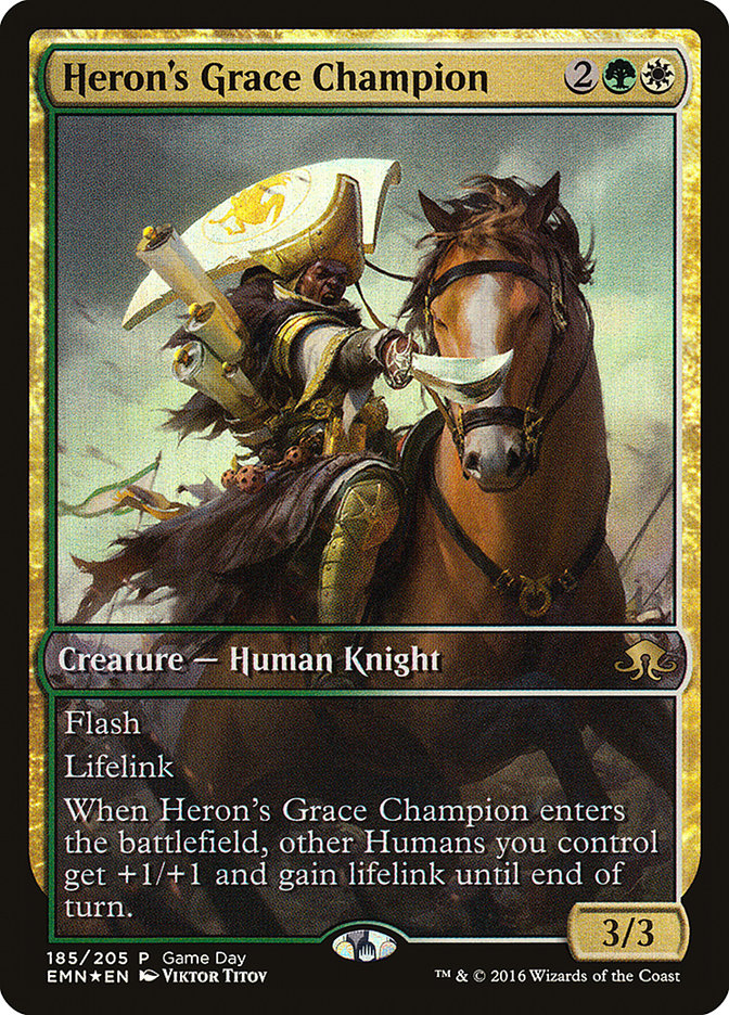 Heron's Grace Champion (Game Day) [Eldritch Moon Promos] | Total Play