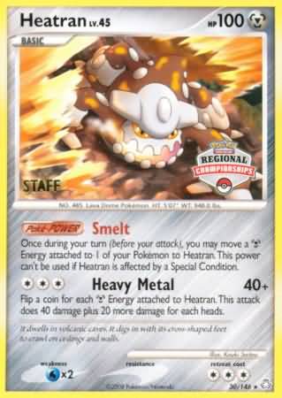 Heatran (30/146) (Regional Championships Staff) [Diamond & Pearl: Legends Awakened] | Total Play