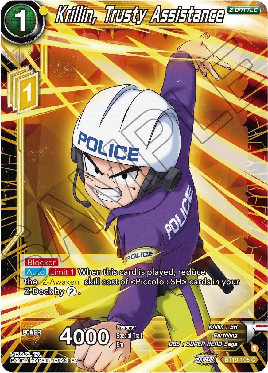 Krillin, Trusty Assistance (BT19-105) [Fighter's Ambition] | Total Play