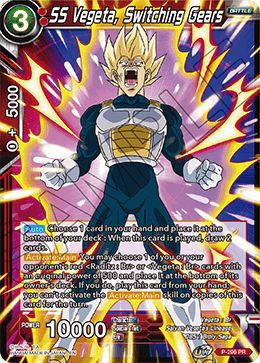 SS Vegeta, Switching Gears (P-296) [Tournament Promotion Cards] | Total Play