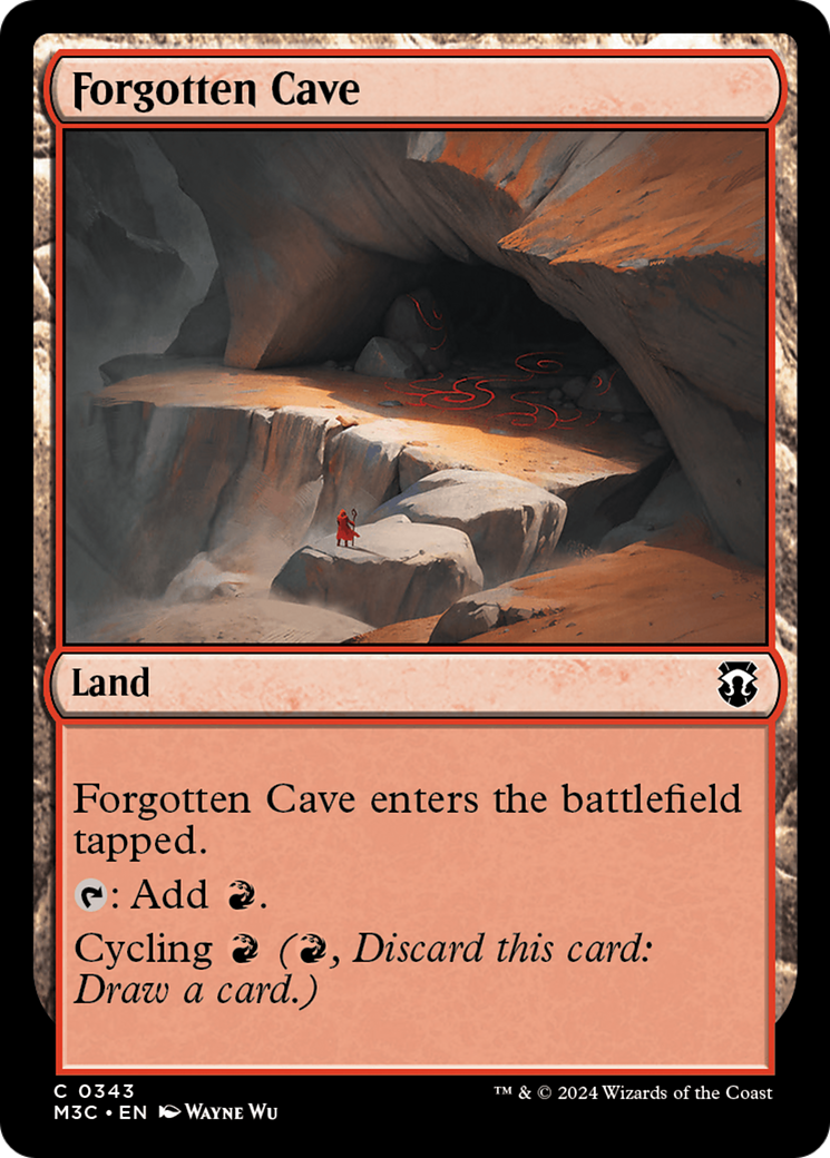 Forgotten Cave (Ripple Foil) [Modern Horizons 3 Commander] | Total Play