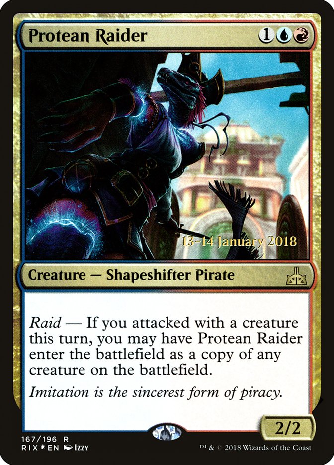 Protean Raider [Rivals of Ixalan Prerelease Promos] | Total Play