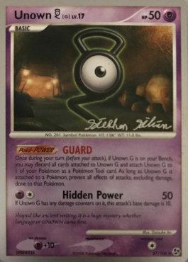 Unown G LV.17 (57/106) (Luxdrill - Stephen Silvestro) [World Championships 2009] | Total Play