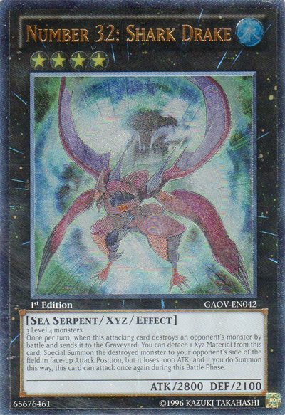 Number 32: Shark Drake [GAOV-EN042] Ultimate Rare | Total Play