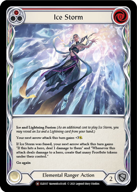Ice Storm [U-ELE037] (Tales of Aria Unlimited)  Unlimited Normal | Total Play