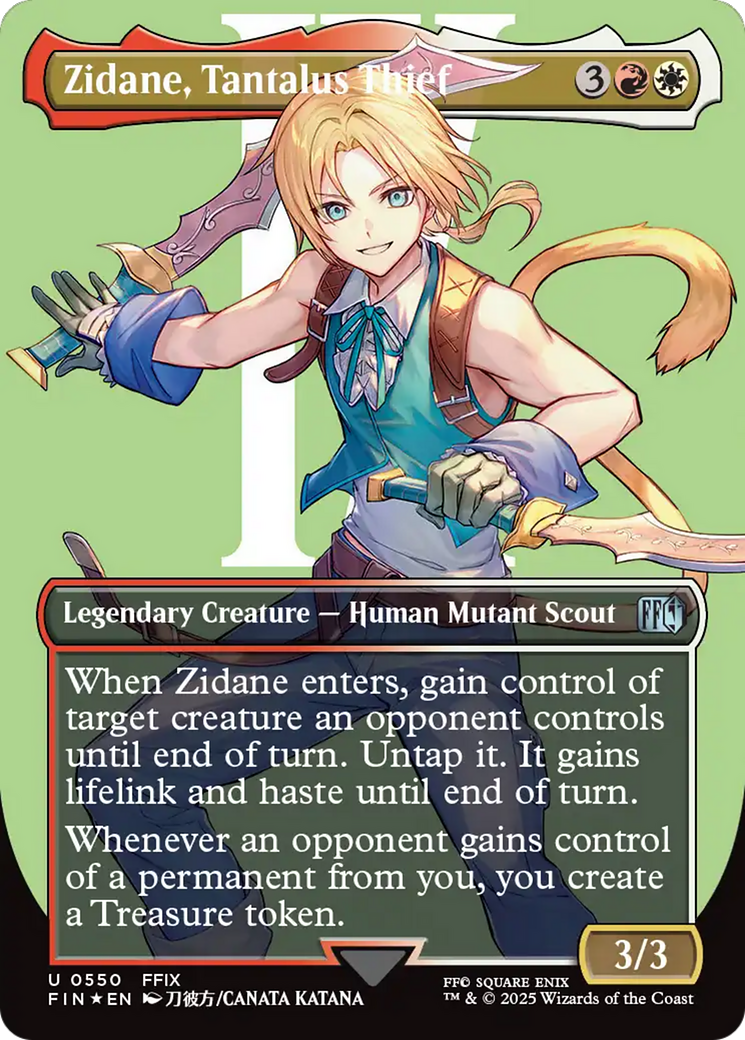 Zidane, Tantalus Thief (Borderless) (Surge Foil) [FINAL FANTASY] | Total Play