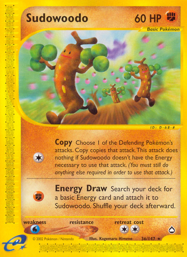 Sudowoodo (36/147) [Aquapolis] | Total Play