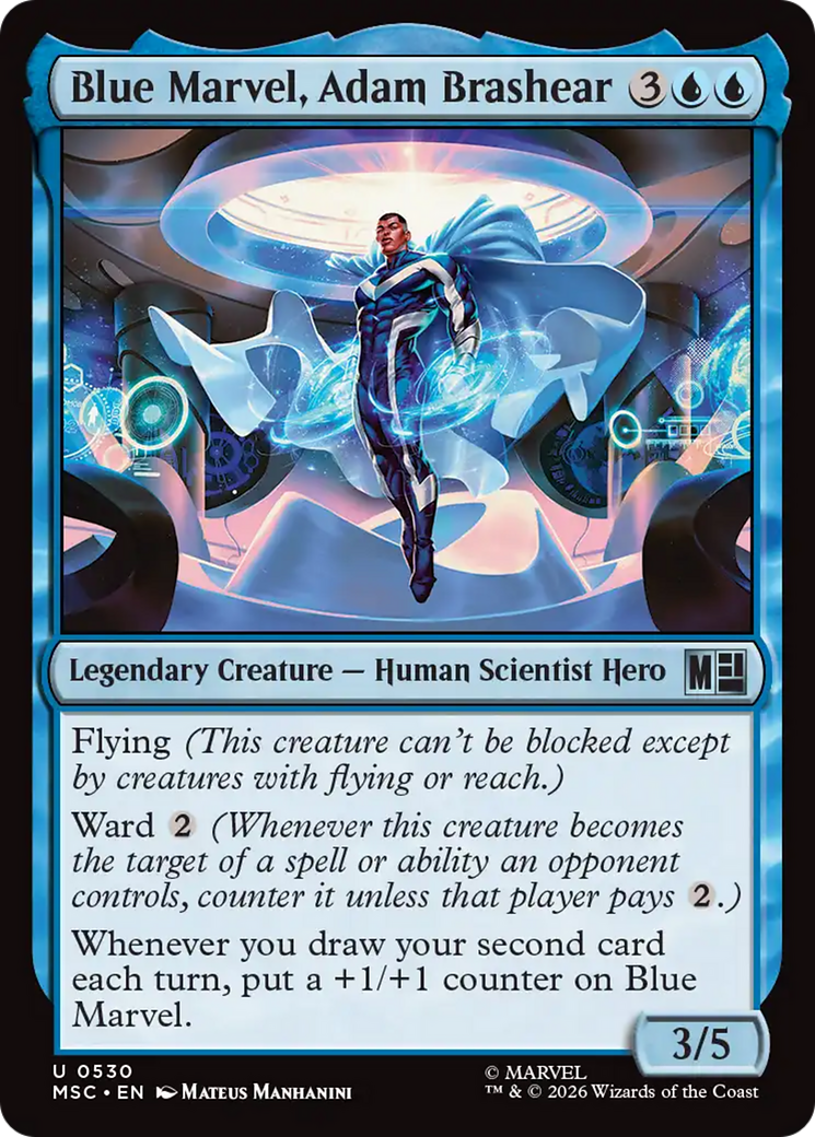 Blue Marvel, Adam Brashear [Marvel Super Heroes Commander] | Total Play