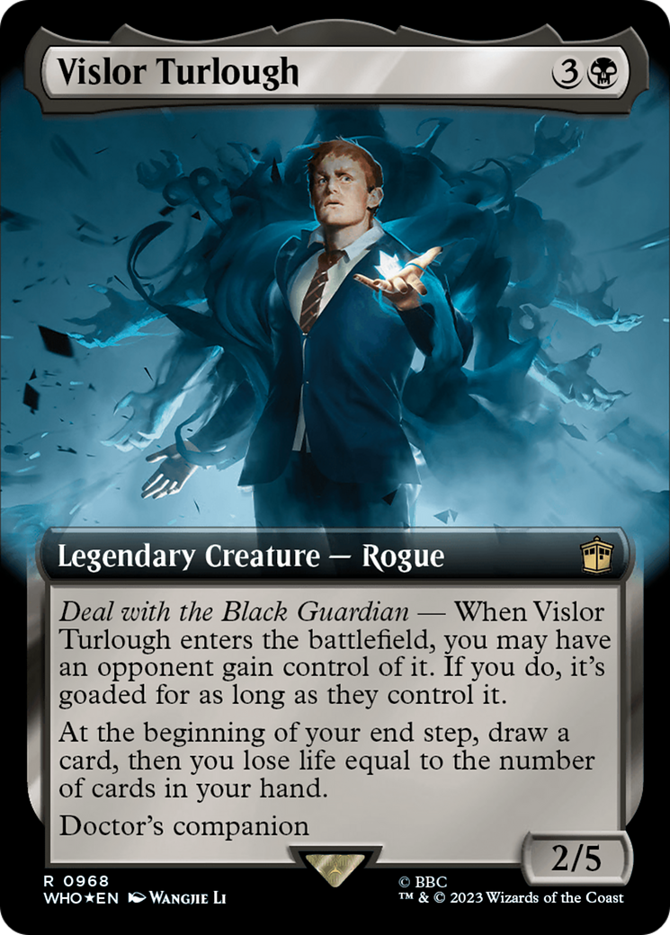 Vislor Turlough (Extended Art) (Surge Foil) [Doctor Who] | Total Play