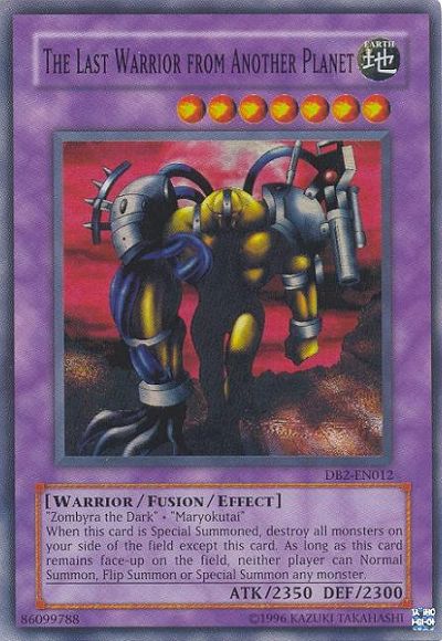 The Last Warrior from Another Planet [DB2-EN012] Super Rare | Total Play