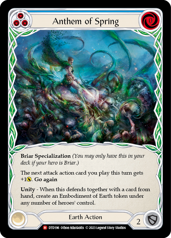 Anthem of Spring [DTD196] (Dusk Till Dawn)  Rainbow Foil | Total Play