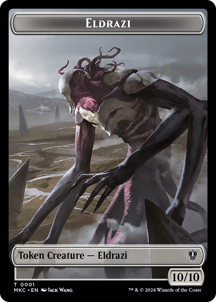 Eldrazi // Tiny Double-Sided Token [Murders at Karlov Manor Commander Tokens] | Total Play