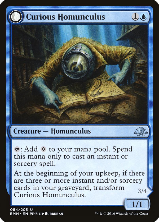 Curious Homunculus // Voracious Reader [Eldritch Moon] | Total Play