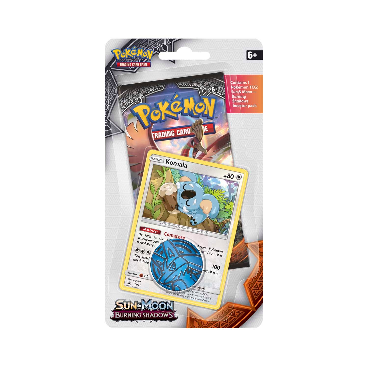 Sun & Moon: Burning Shadows - Single Pack Blister (Komala) | Total Play