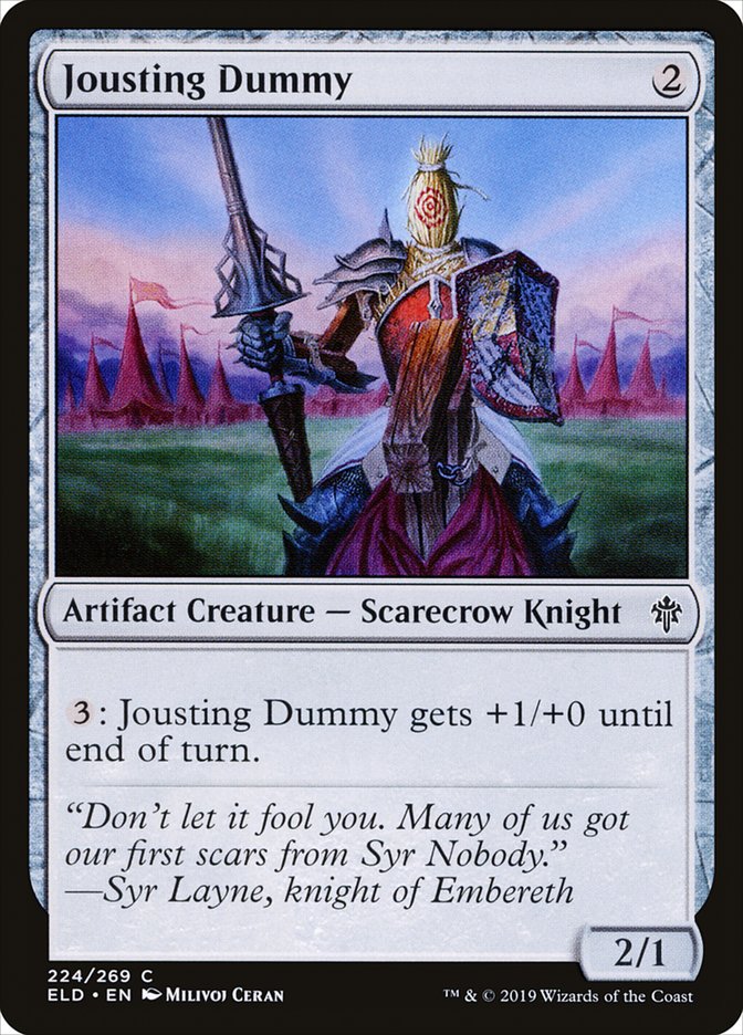 Jousting Dummy [Throne of Eldraine] | Total Play